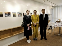 【お知らせ】元駐セルビア共和国日本大使・角崎利夫さんらに来廊いただきました！
